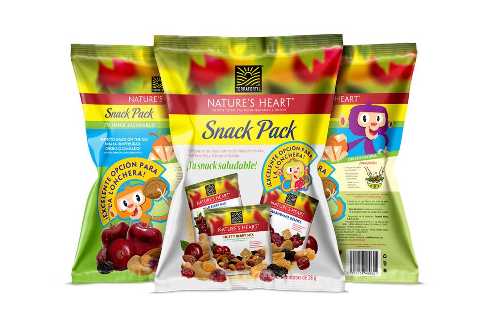 snack pack saludable nature's heart