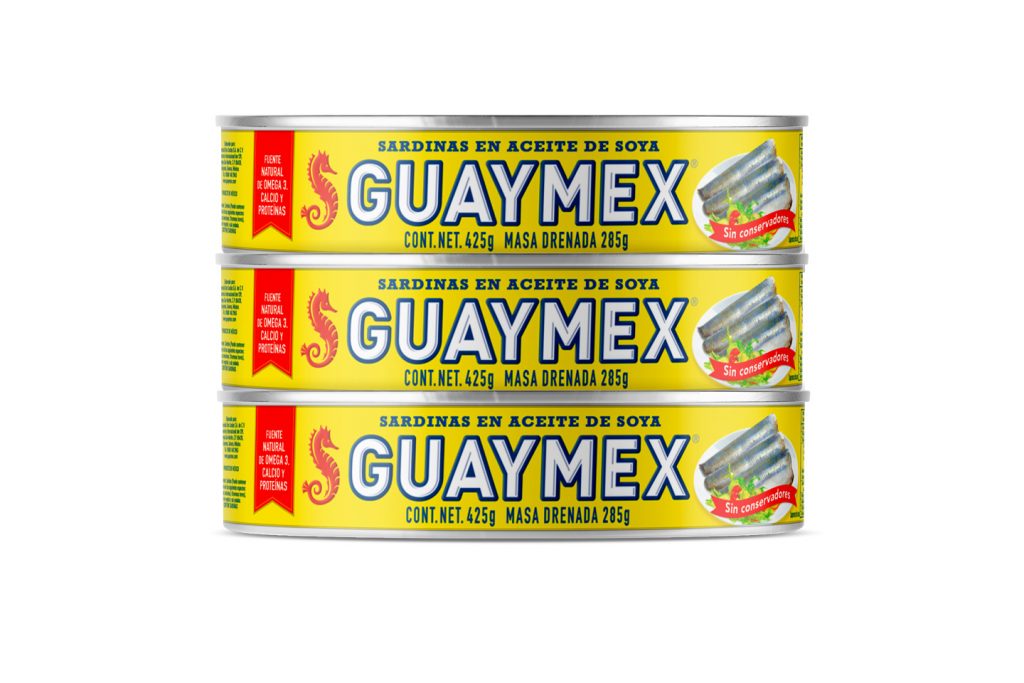 nueva presentacion sardinas guaymex en aceite de soya